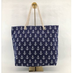 Bolso de tela Playero con diseños 43cmX33cmX11cm 10744-1