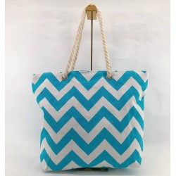 Bolso de tela Playero con diseños 43cmX33cmX11cm 10744-1