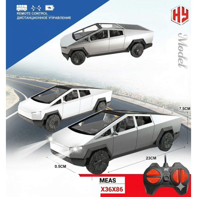 Carro Simulación Tesla Control Remoto 046-4