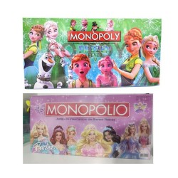 JUEGO DE MESA PERSONAJES "MONOPOLIO" 46CM X 23CM + ACCESORIOS HJUQ1273