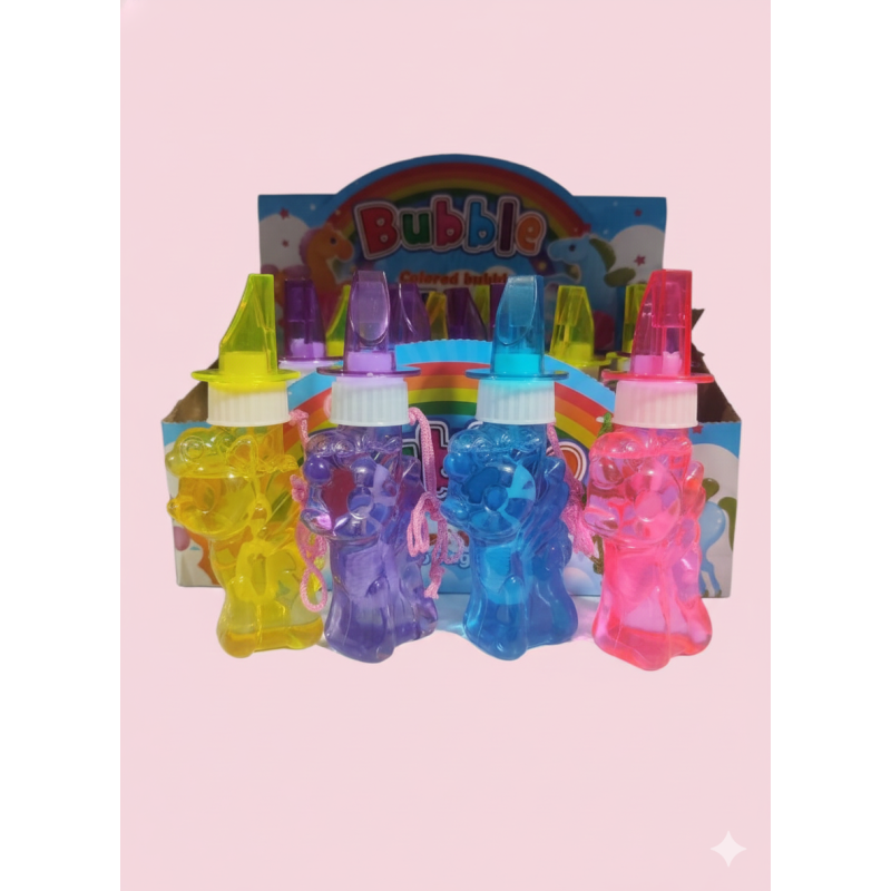 BURBUJA PITO DE PONY 13CM COLORES SURTIDOS HJUG2200-20