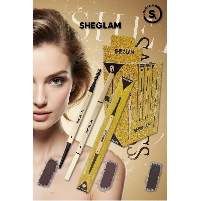 Lápiz Delineador de Cejas Sheglam con Brocha HMAQ0010-117