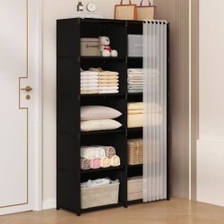 Estanteria 6 pisos con cortina de doble fila 1929