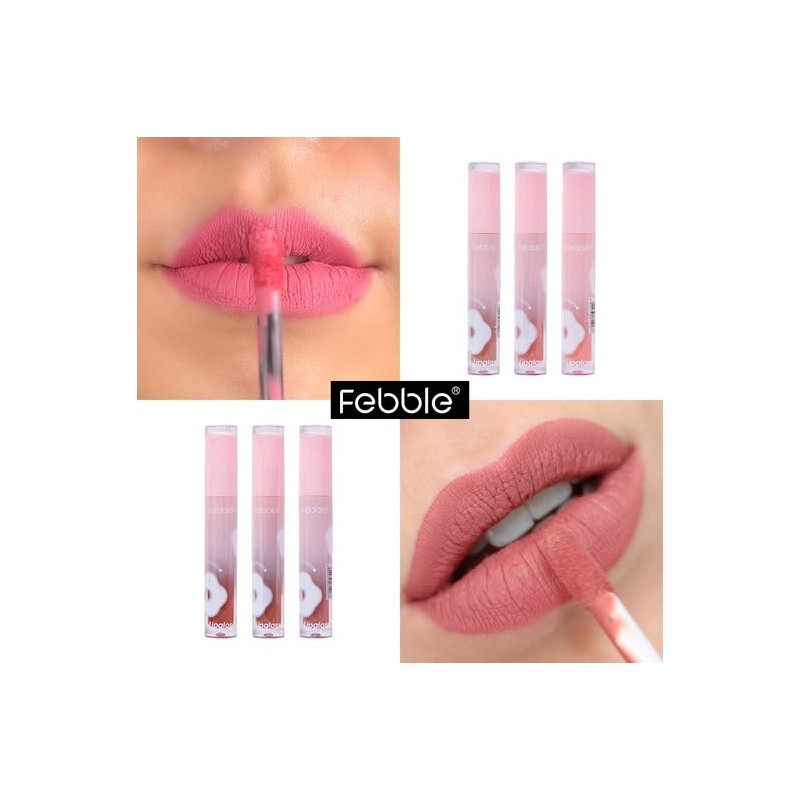 LIPGLOSS MATTE FLOR FEBBLE LG2445A y  LG2445B