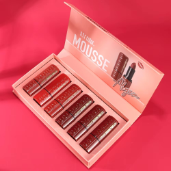 CAJA DE 6 LABIALES MOUSSE LIPSTICK NUDE S.F.R COLOR 5867